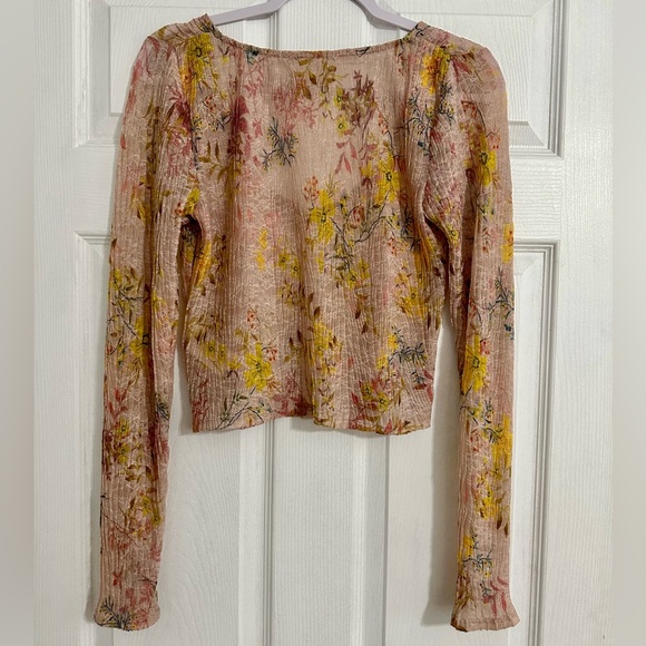 NWT Free People Angelina Top in Light Combo - Picture 3 of 7